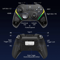 EasySMX D10 Gaming Controller, TMR Sticks, Magnetisch Oplaadstation