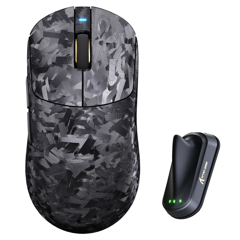 Attack Shark RS3 Ultra Draadloze Gaming Muis, 63g, PAW3955MAX, 8K Polling