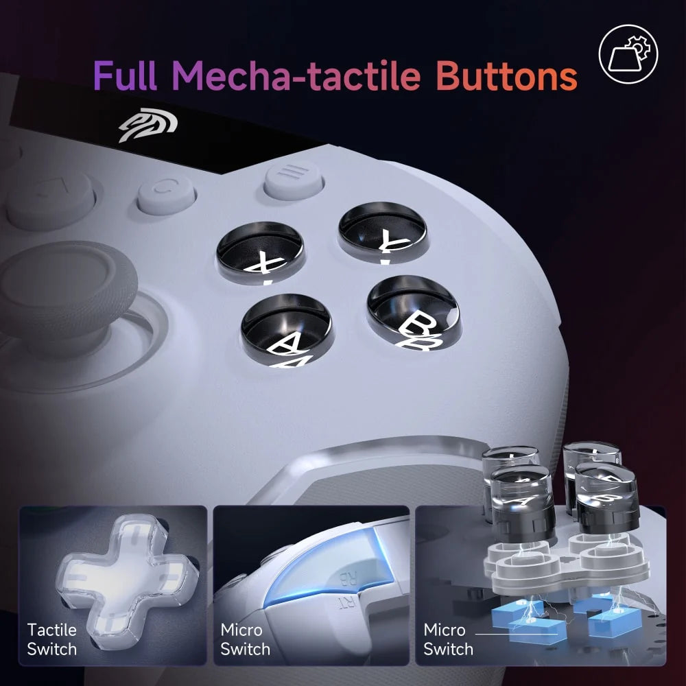 EasySMX X20 Draadloze Controller, Hall Effect Joysticks, Programmeerbaar