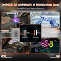Attack Shark R82 HE Gaming Toetsenbord, Hall Effect, 75% 80 Toetsen, 8K Polling