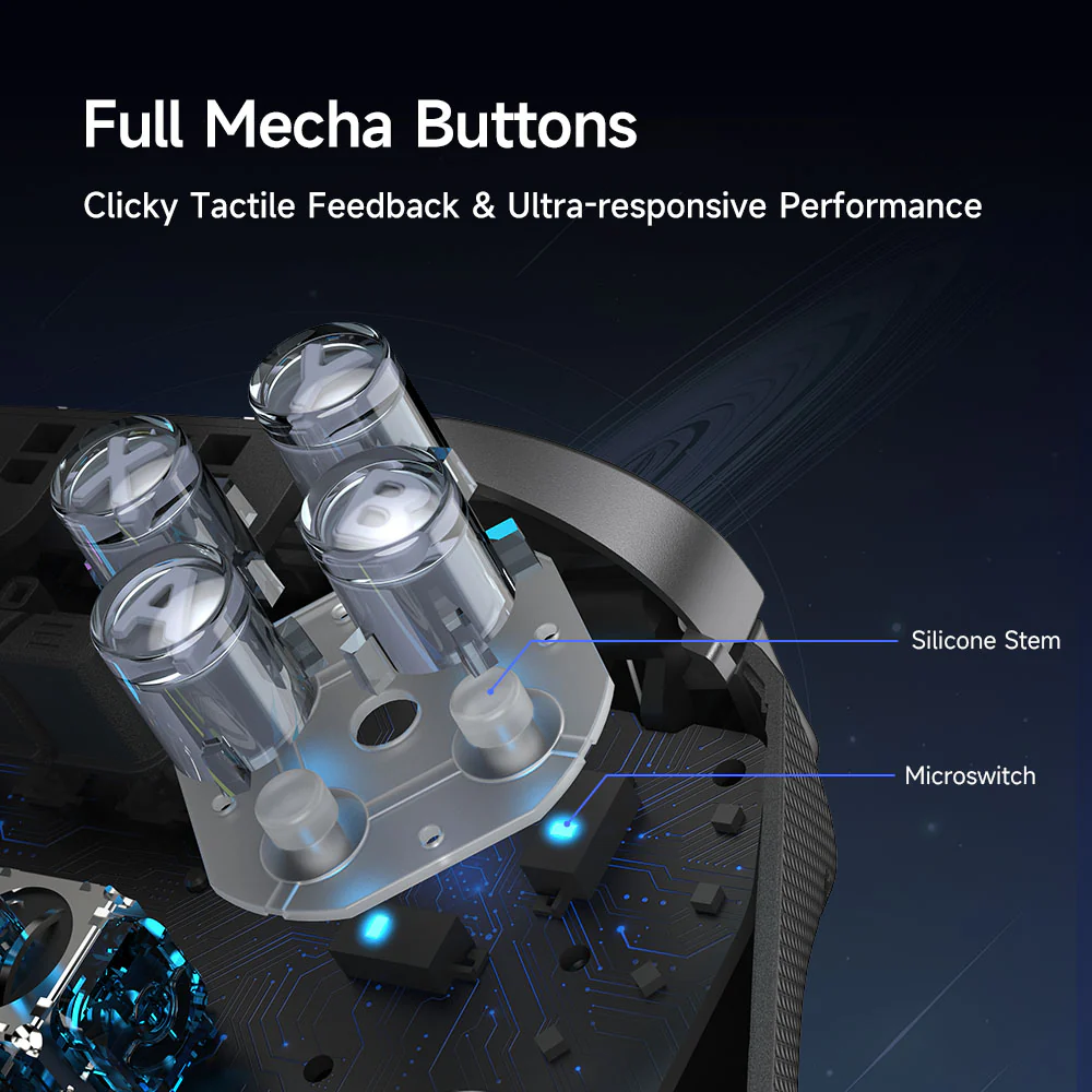 EasySMX D10 Gaming Controller, TMR Sticks, Magnetisch Oplaadstation