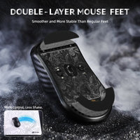 Attack Shark R11 Ultra Draadloze Gaming Muis, Carbon Fiber, 49g