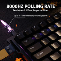 Attack Shark X68 HE Gaming Toetsenbord, Hall Effect, Compact 66 Toetsen