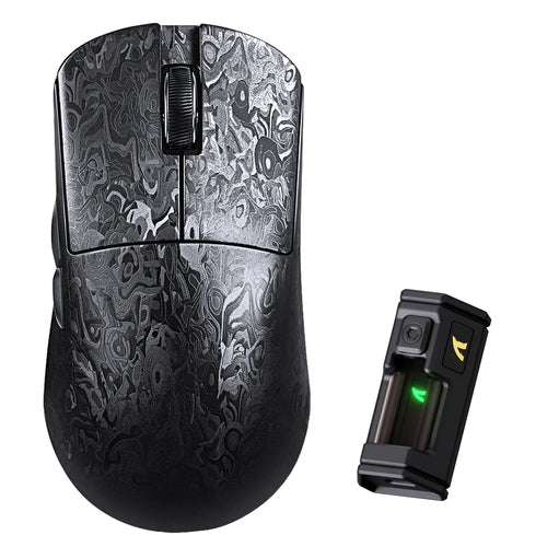 Attack Shark R11 Ultra draadloze gaming muis zwart carbon fiber