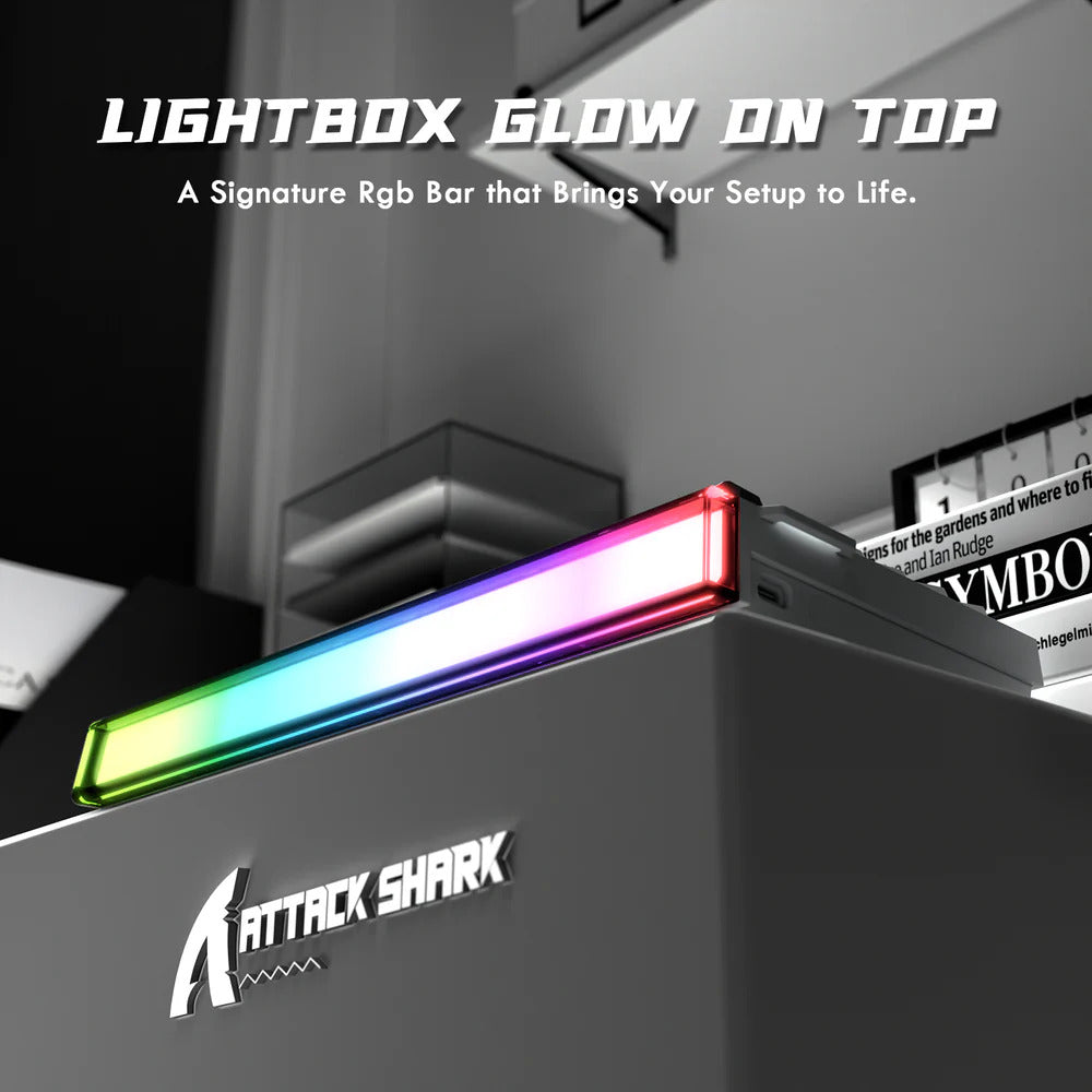 Attack Shark R85 HE Gaming Toetsenbord, Hall Effect, Rapid Trigger, RGB