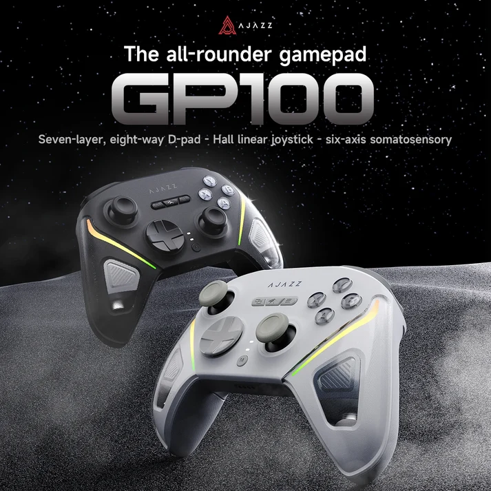 Ajazz GP100 Draadloze Controller, Hall Effect, Nintendo Switch en PC