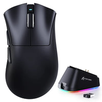Attack Shark V3 Pro Draadloze Gaming Muis, 62g, Magnetisch Oplaadstation