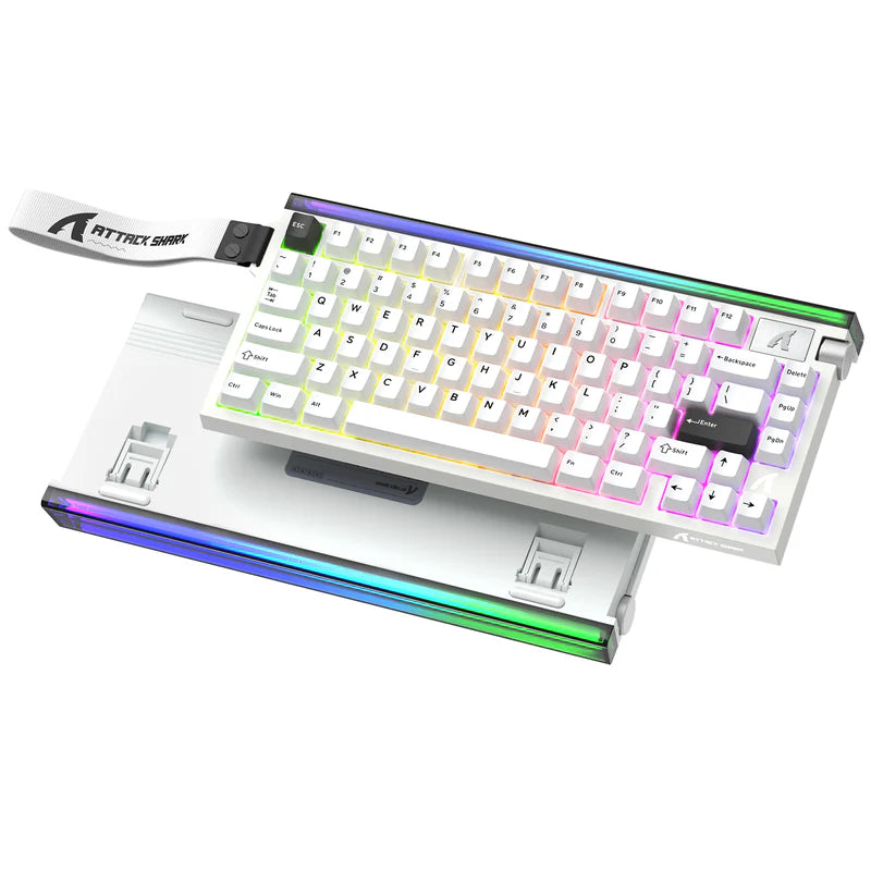Attack Shark R85 HE gaming toetsenbord wit