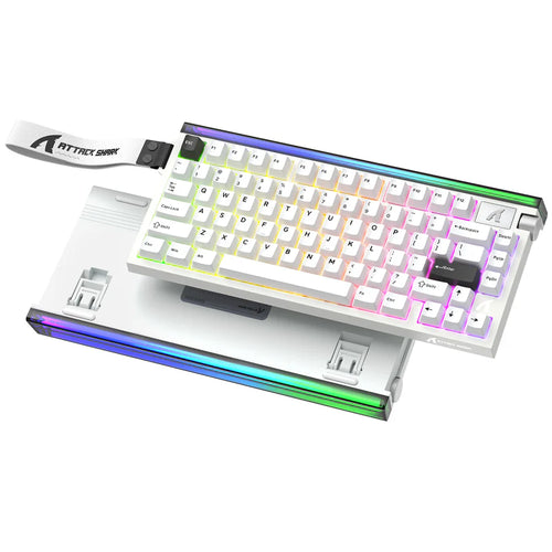 Attack Shark R85 HE gaming toetsenbord wit